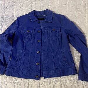 Talbots Blue Jean Jacket Size M